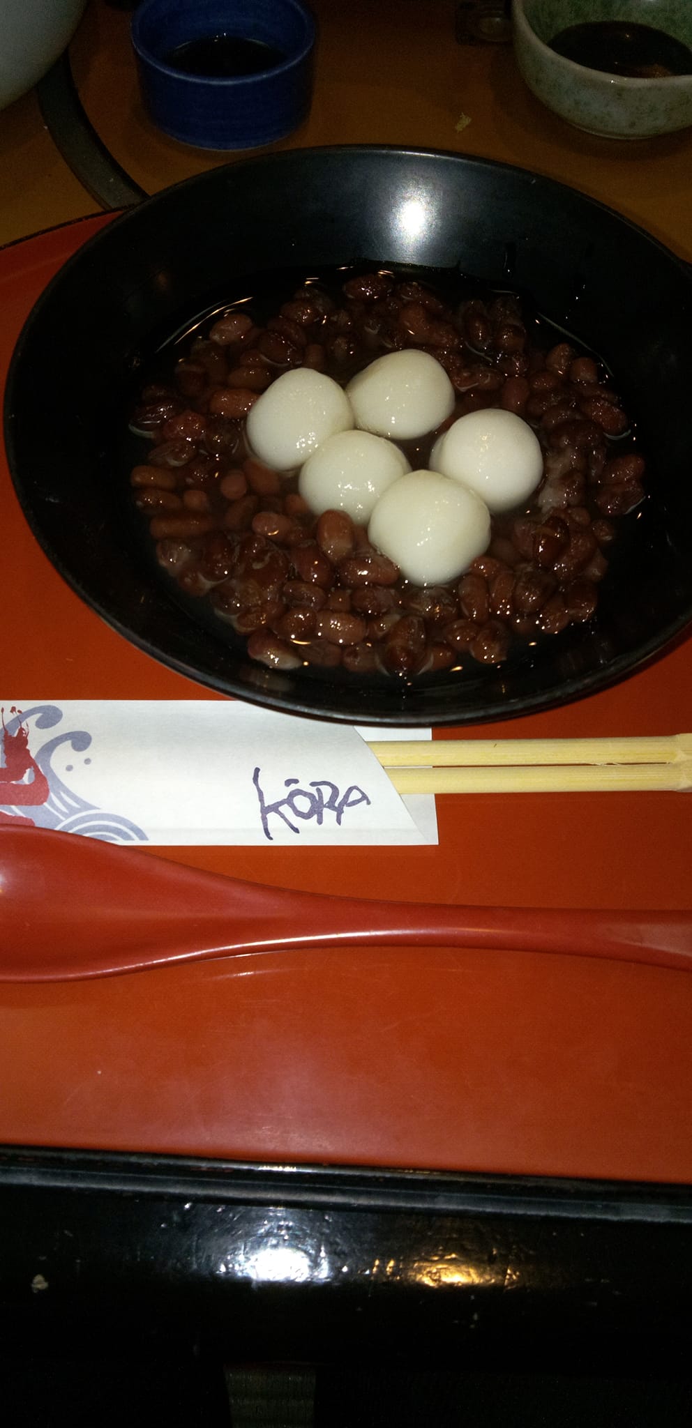 甲羅本店&nbsp;ぜんざい&nbsp;白玉ぜんざい