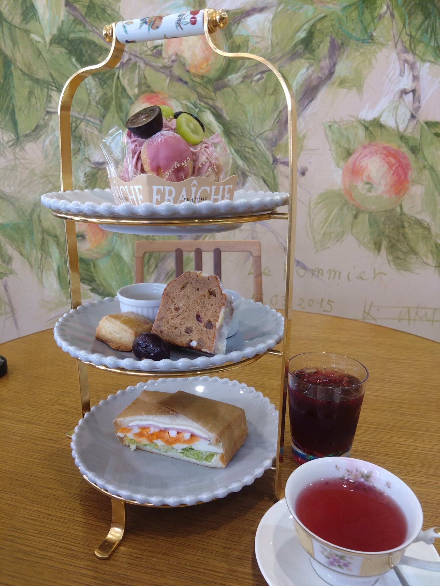 パティスリーヒラノ（cafe HIRANO）&nbsp;アフターヌーンティー&nbsp;アフタヌーンティーセット