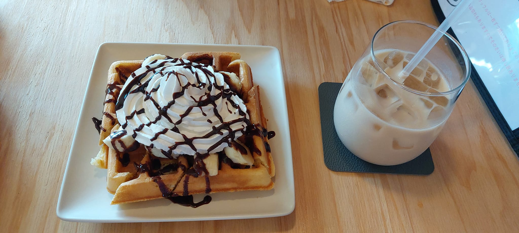 アシダカフェ ワッフル チョコバナナワッフル