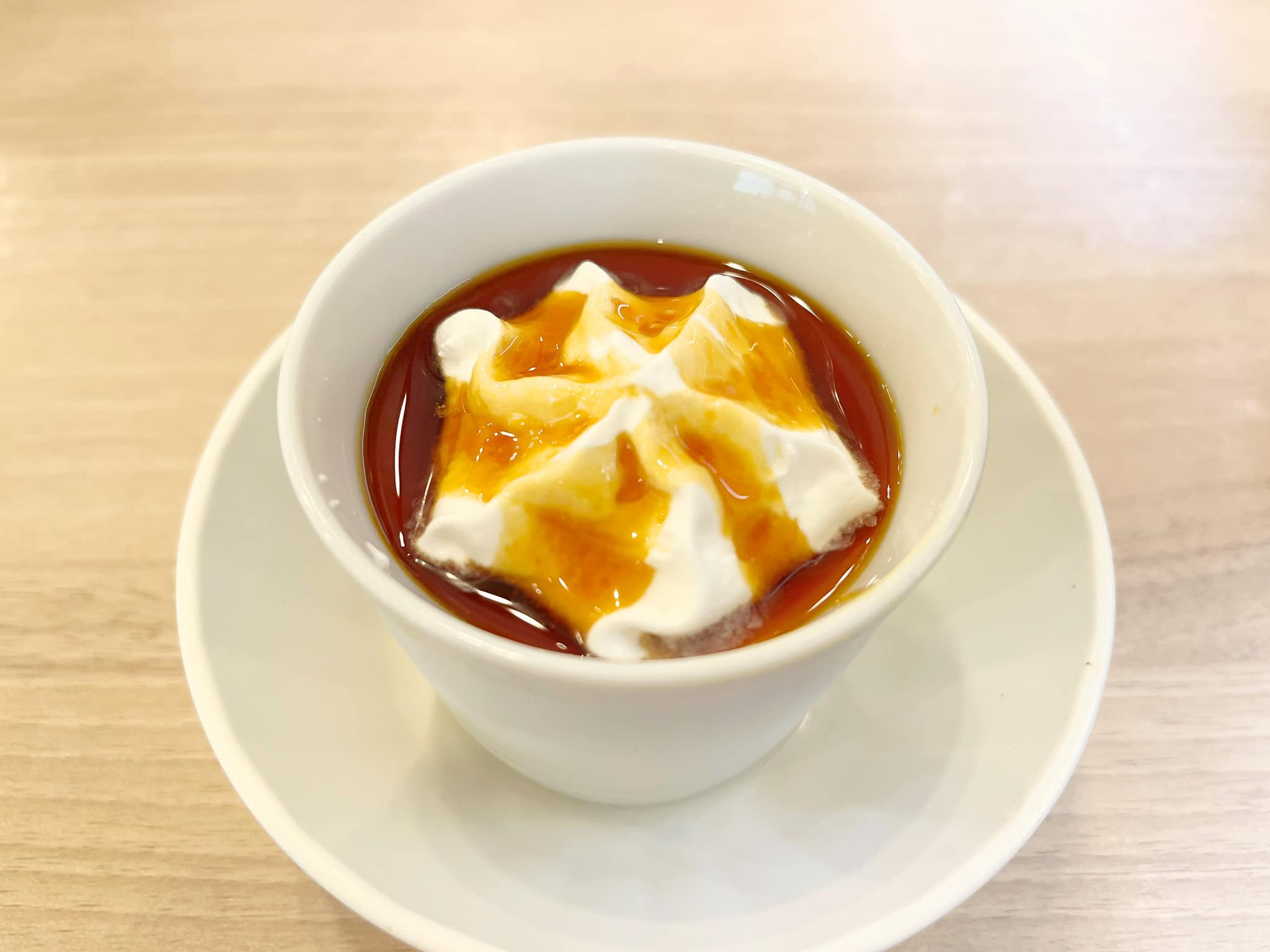 かっぱ寿し プリン プレミアムホイッププリン