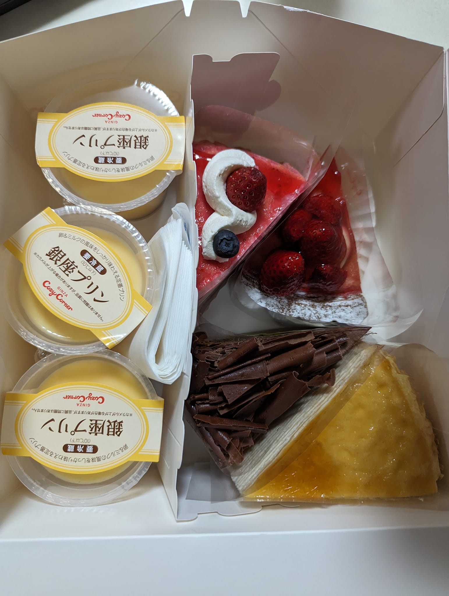 コージーコーナー&nbsp;ケーキ・タルト&nbsp;プリンとケーキ