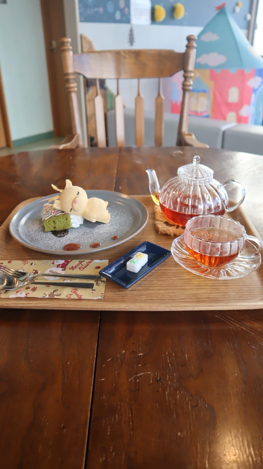 Cafeちいさな町の贈り物 たんぽぽ アイス・ジェラート Delデラちゃんプレート