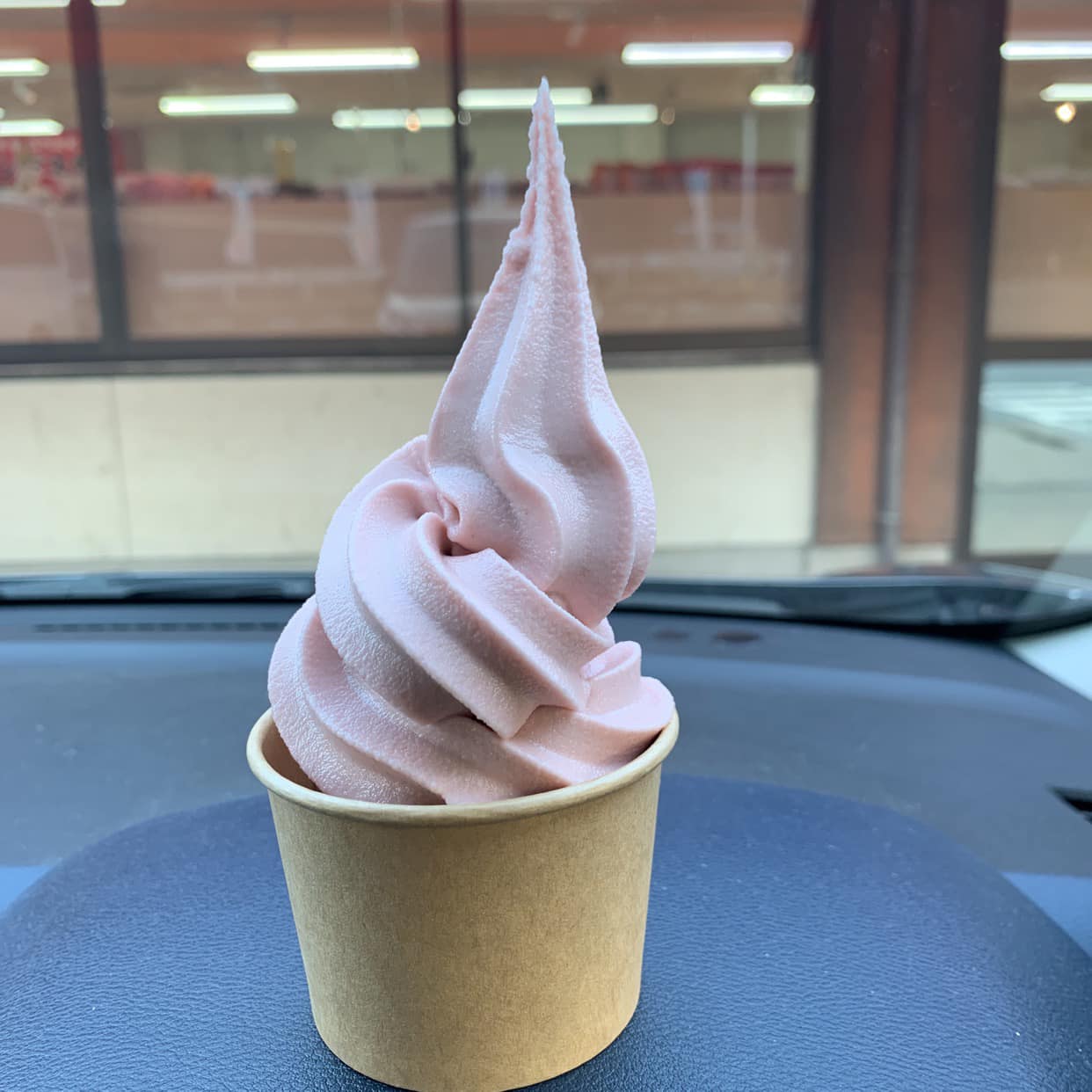 道の駅 信州新町(シンシュウシンマチ) ソフトクリーム さくらソフトクリーム