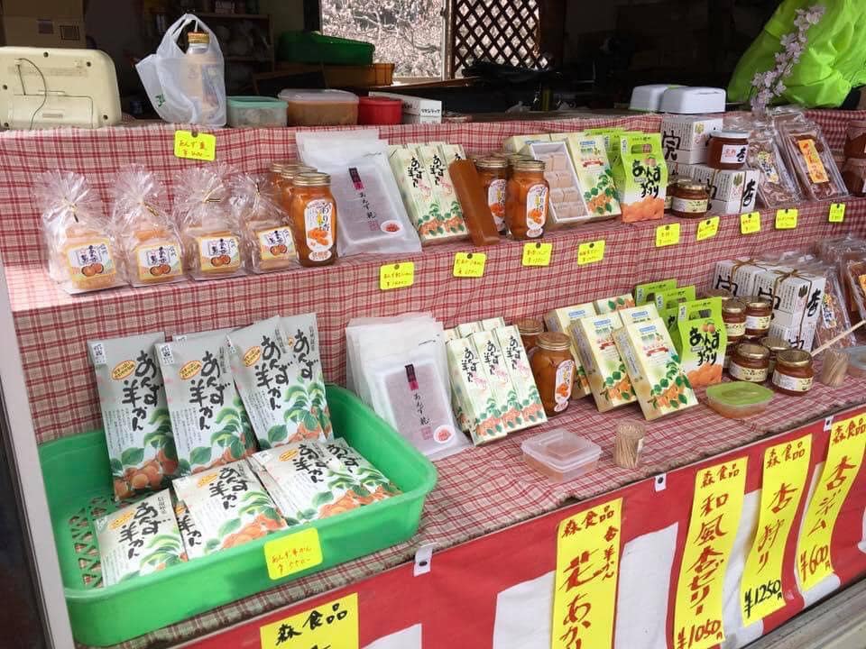 あんずの里展望台&nbsp;羊羹&nbsp;杏のお菓子