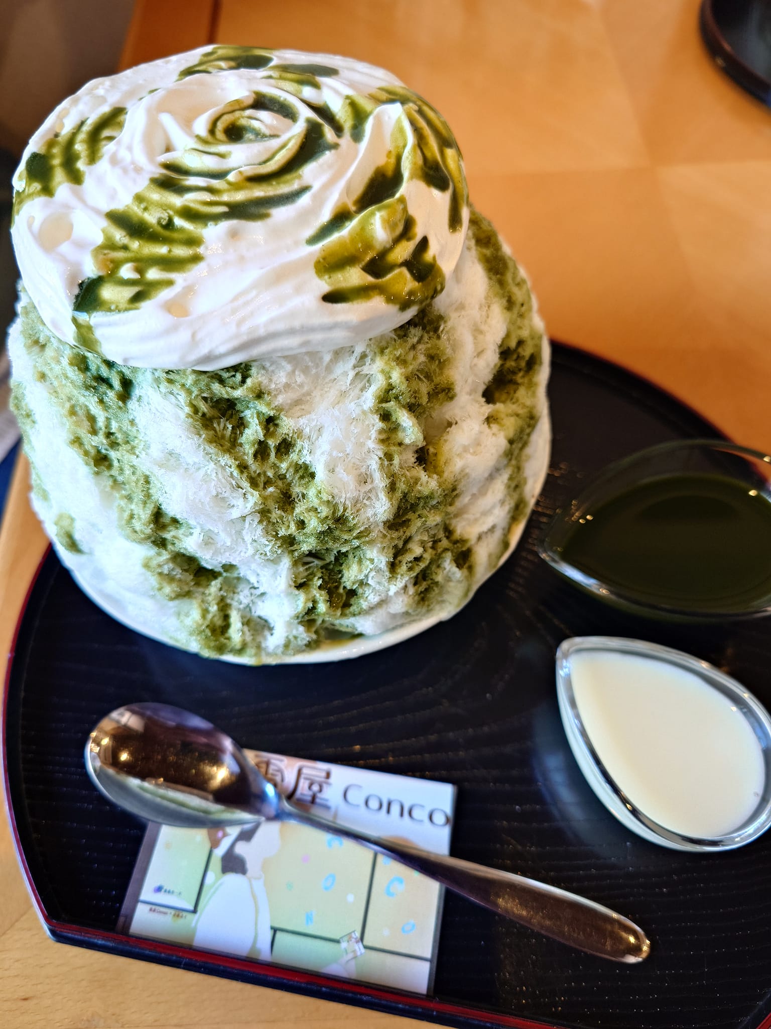 甘味処 雪屋 Conco(ユキヤコンコ) かき氷・フラッペ 抹茶ミルク 大雪