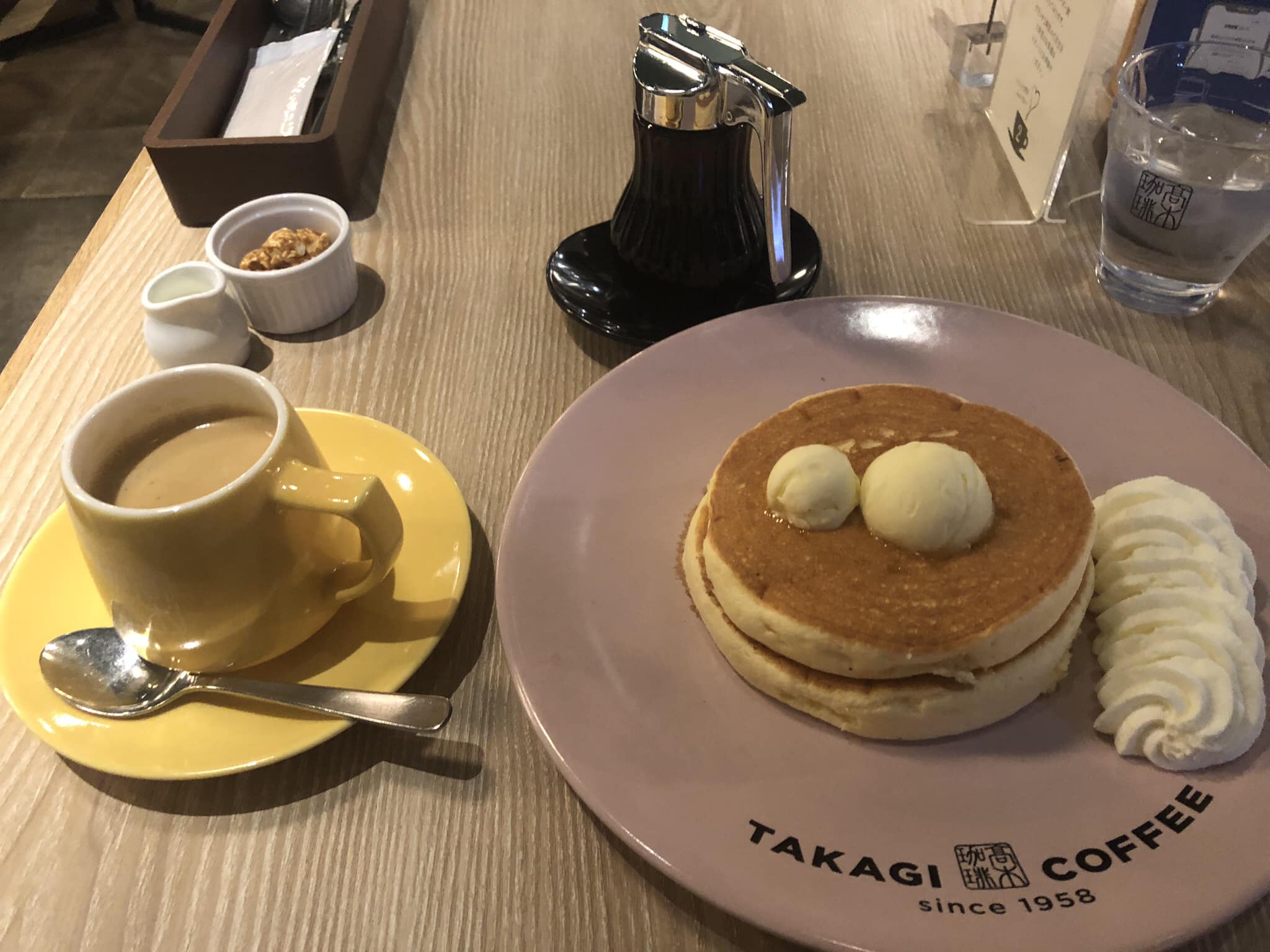 高木珈琲&nbsp;パンケーキ&nbsp;ミルフィーユパンケーキ
