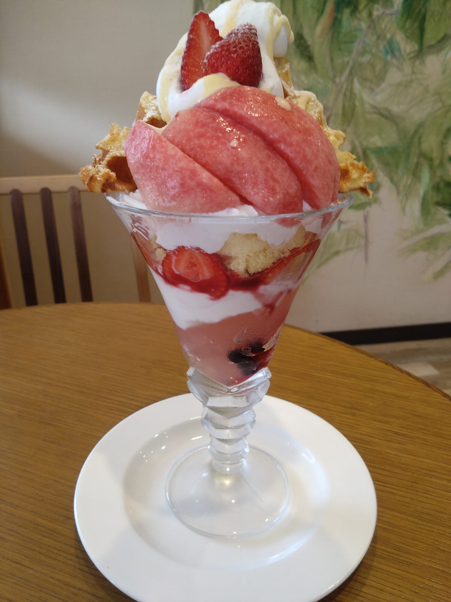 パティスリーヒラノ(cafe HIRANO) パフェ・サンデー 桃パフェ